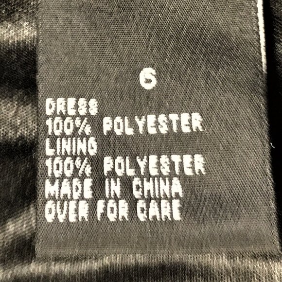 AGB Black Dot Babydoll Shift Dress  |  Size 6 - Picture 9 of 12